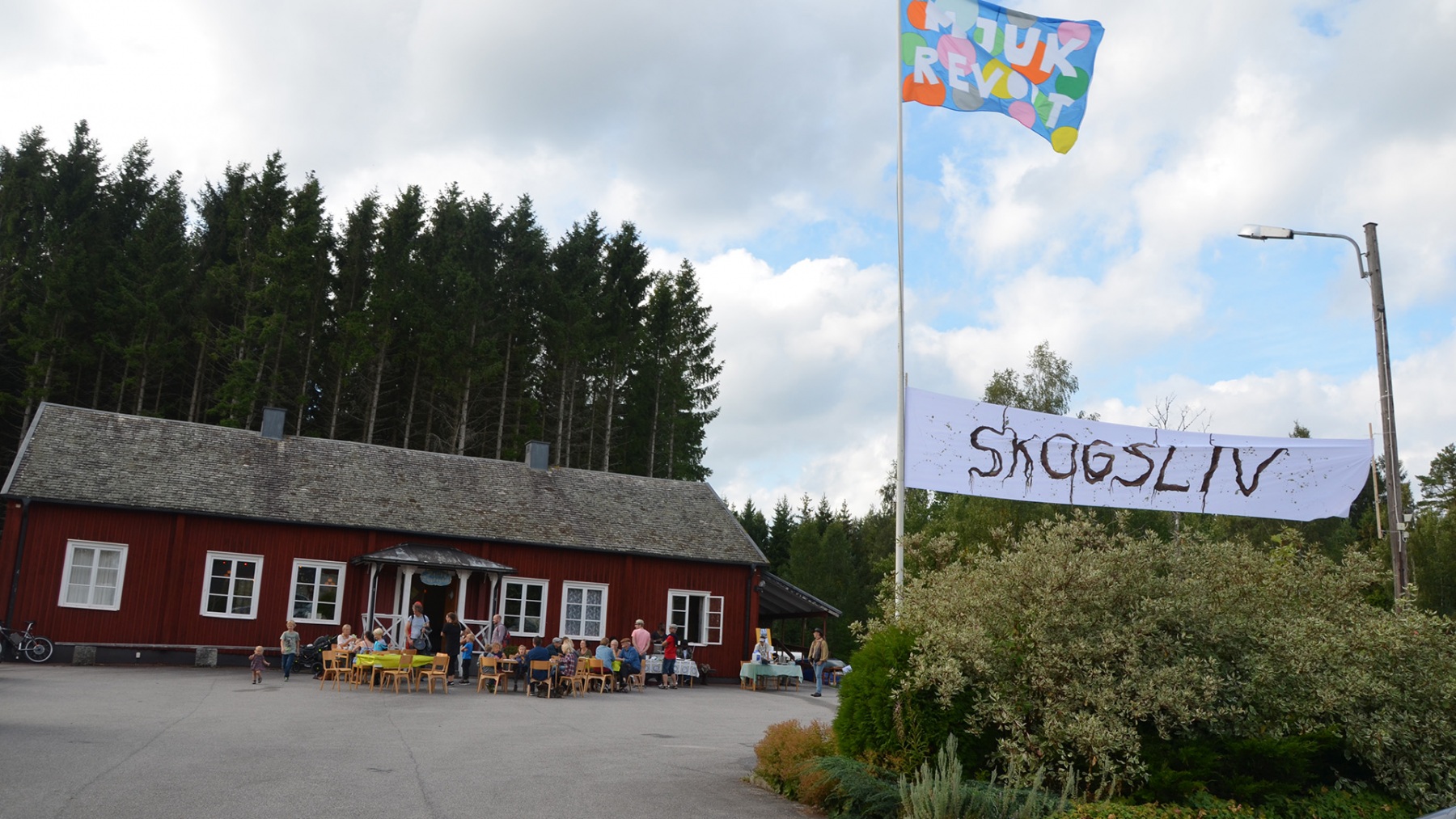 Skogsliv, en kulturfestival i Mellbyskogen 2016.